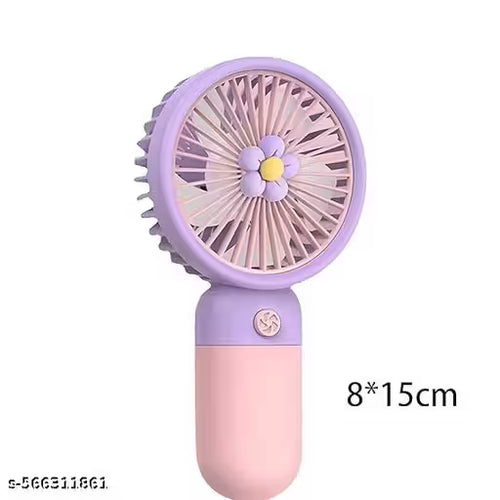 Mini Portable Cartoon USB Rechargeable Fan