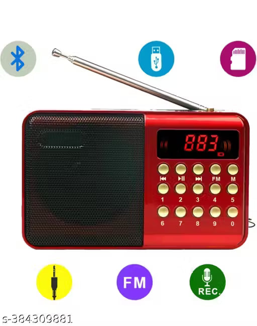Pocket Blast FM Radio Bluetooth Speaker